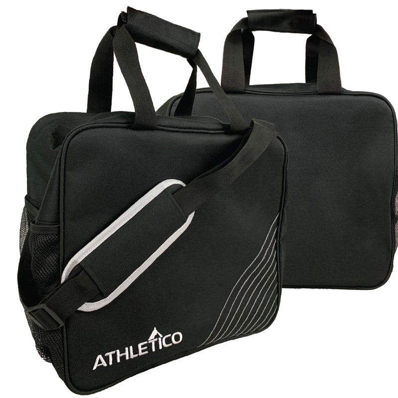 Athletico Essential Bowling Bag - Single Ball Bowling Tote Bag With Padded Bowling Ball Holder (Black) - Image 5